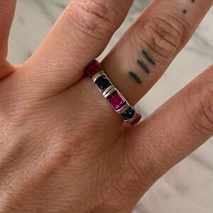 Purple and Blue Ring